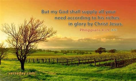 god shall supply all my needs kjv.